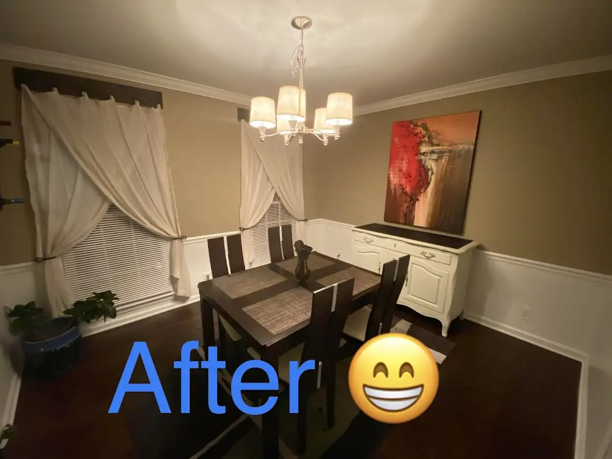 Professional dining room restoration after water damage in Buckingham